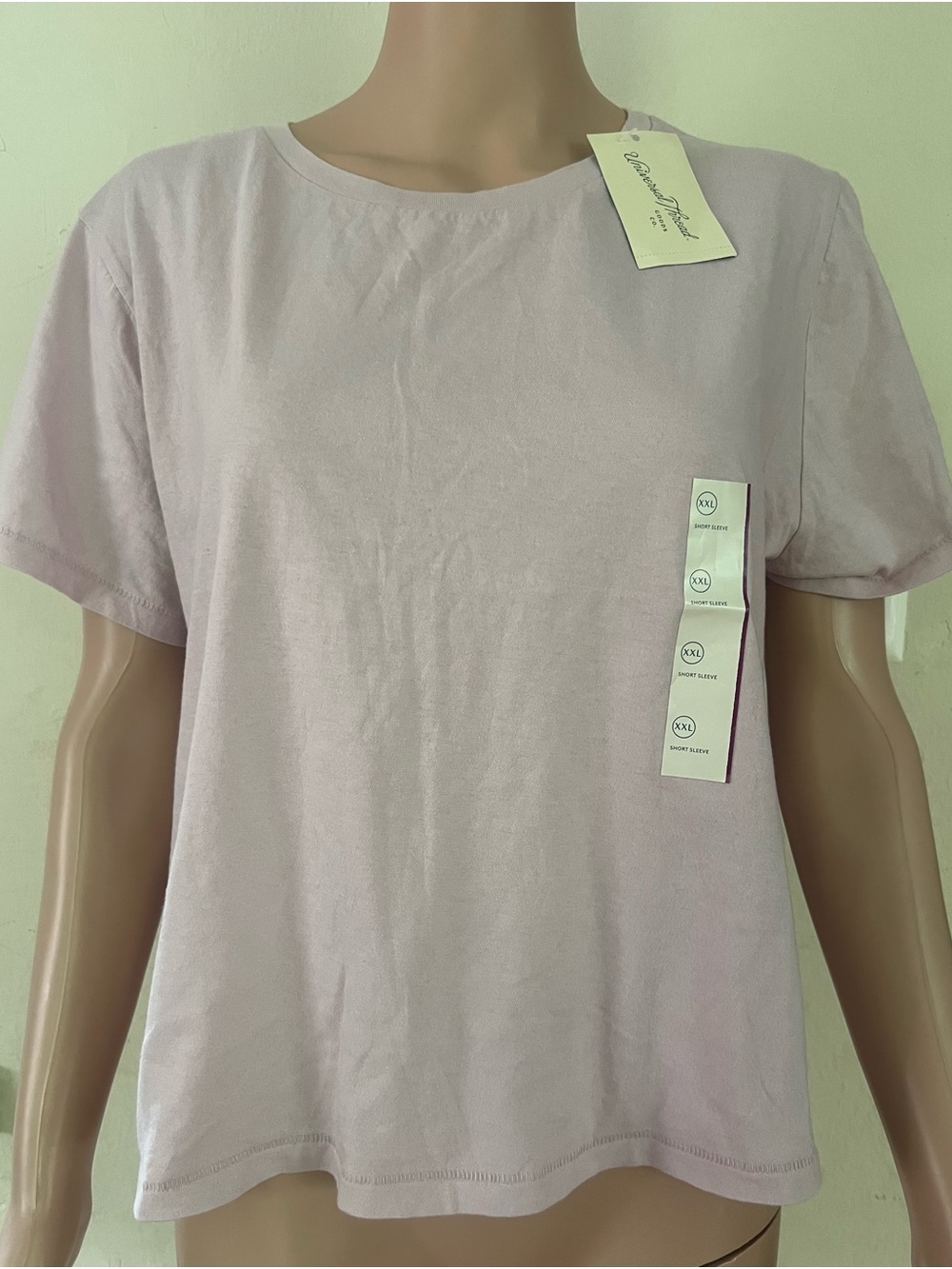 Universal Thread Light Lavender Short Sleeve Crewneck Tee